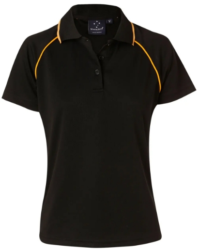 Picture of Winning Spirit, Ladies Cooldry Raglan S/S Polo